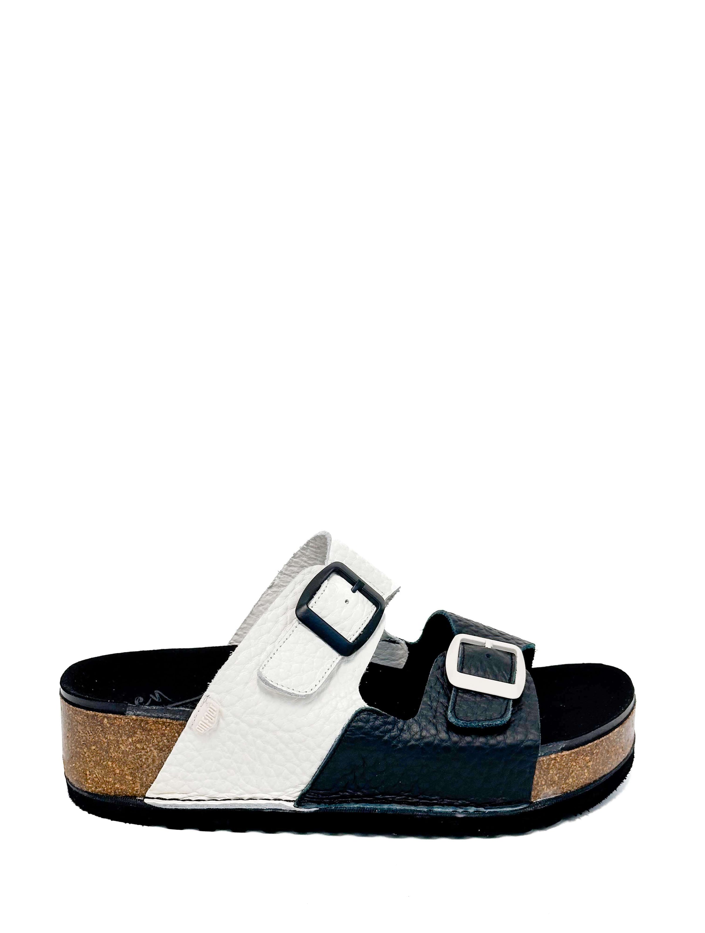 On Foot Seattle 1107 Sandal in Negro/Blanco