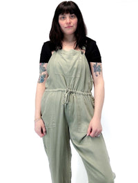 Tencel Slub Overall in Sage