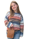 Striped Multi Color Knit Sweater