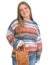 Striped Multi Color Knit Sweater