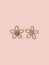 Flower Bed Layered Stud Earring