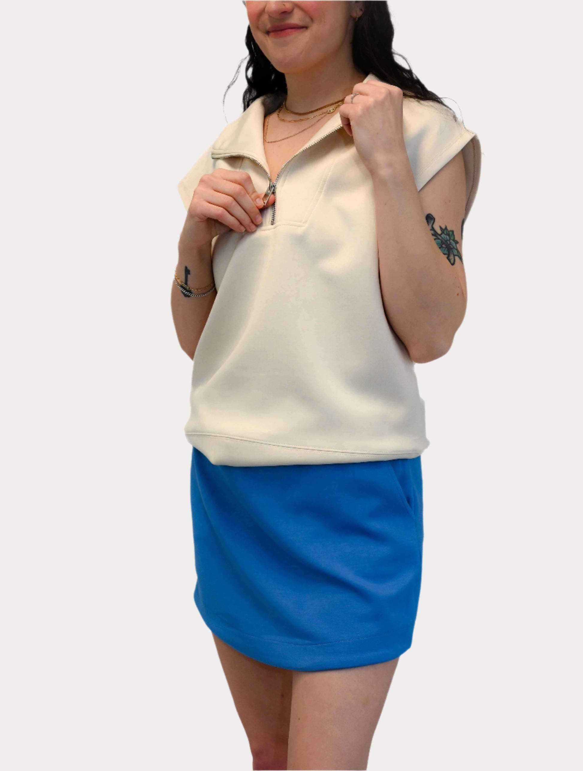 Seana Soft Knit 1/2 Mock Neck Top