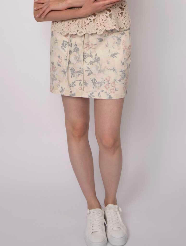 Skie Stretch Twill Mini Skirt