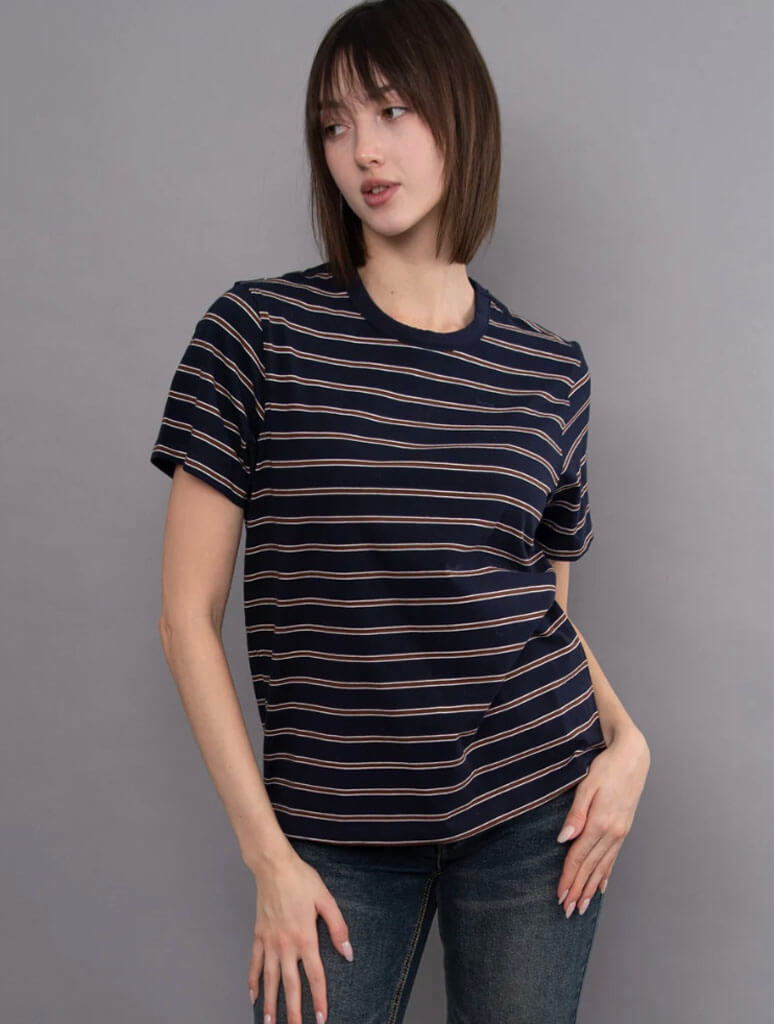 Regina Short Sleeve Stripe Tee