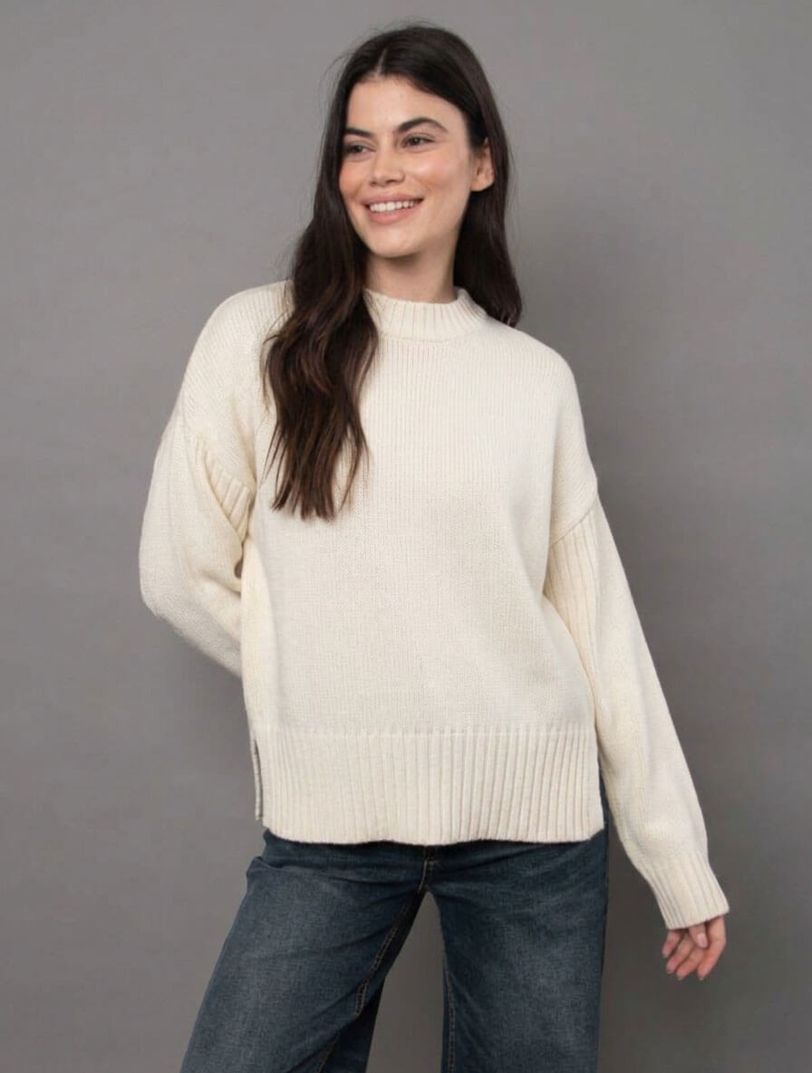 Lilla Long Sleeve Crewneck Pullover