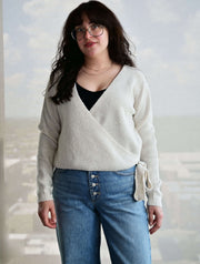 Myrtle Long Sleeve Wrap Neck Cardigan