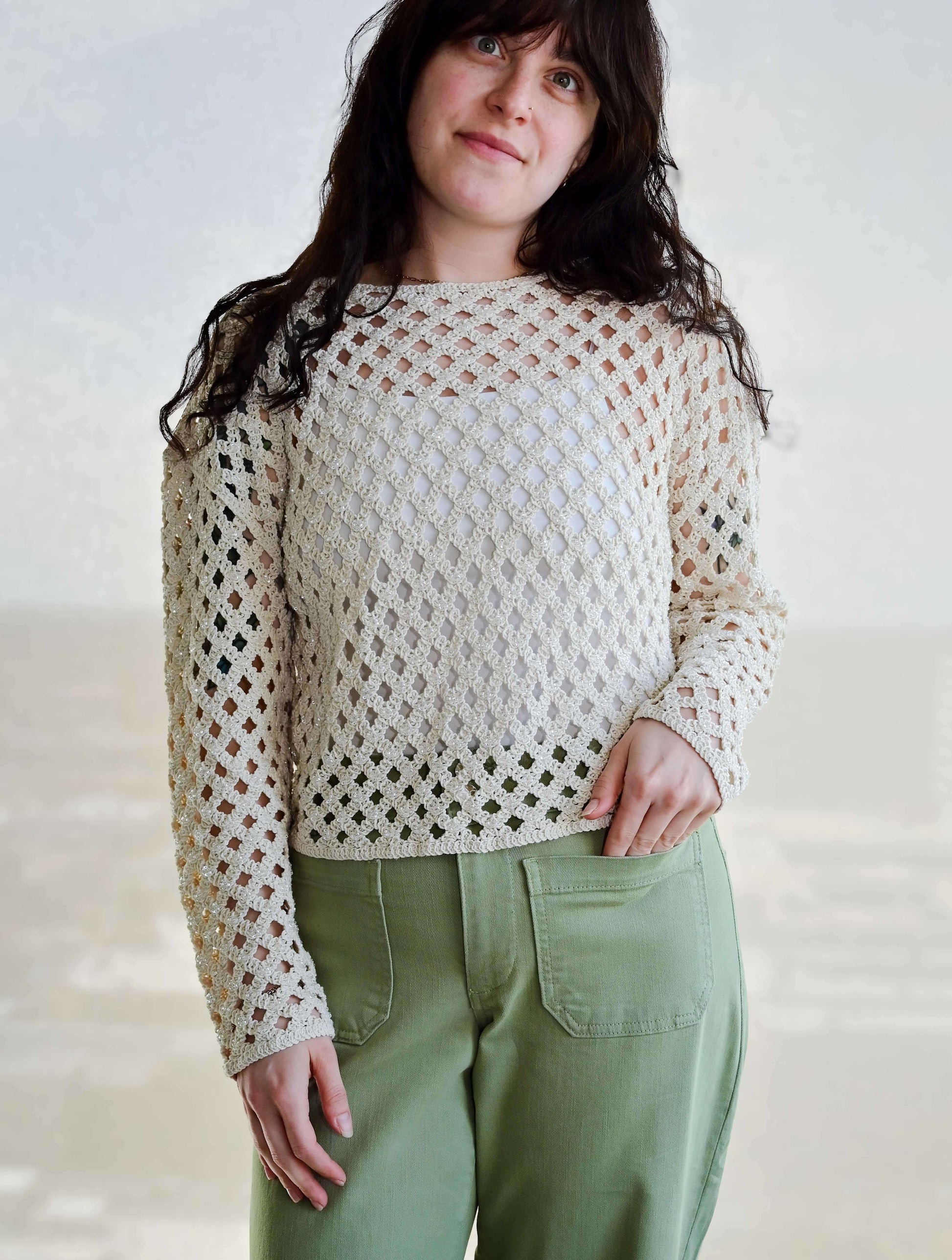 Annie Long Sleeve Crewneck Pullover