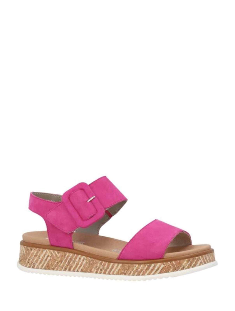 Rieker Meg W0800-31 Sandal in Fuchsia