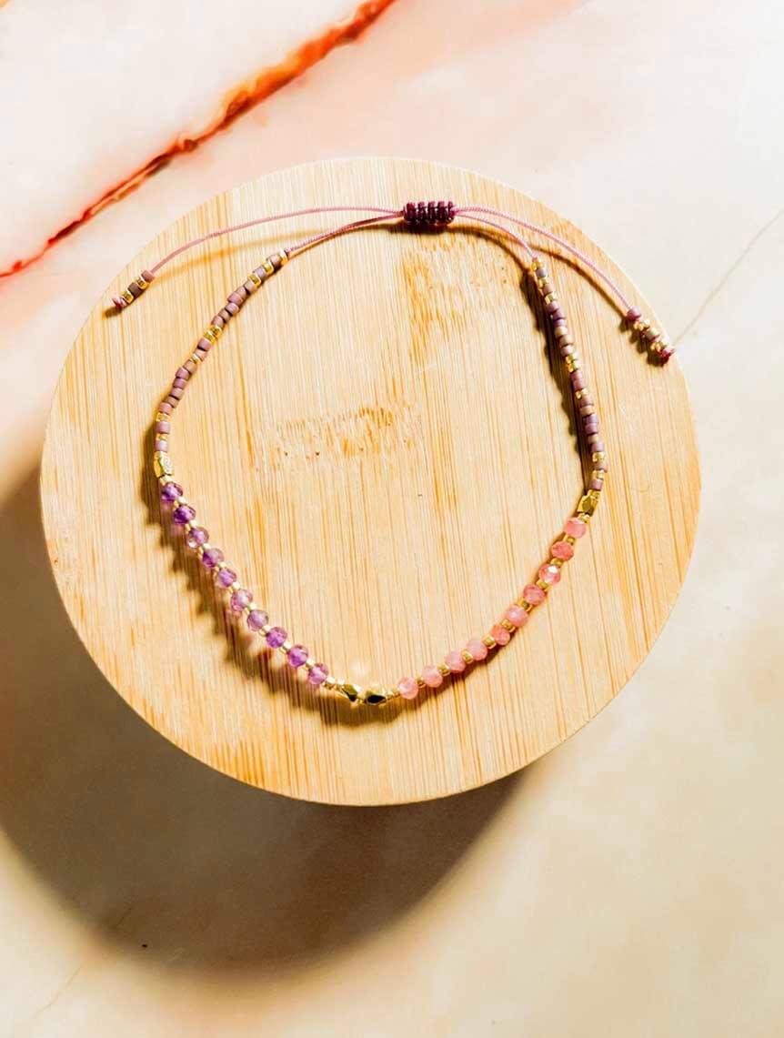 Lulu Gem Thread Bracelet