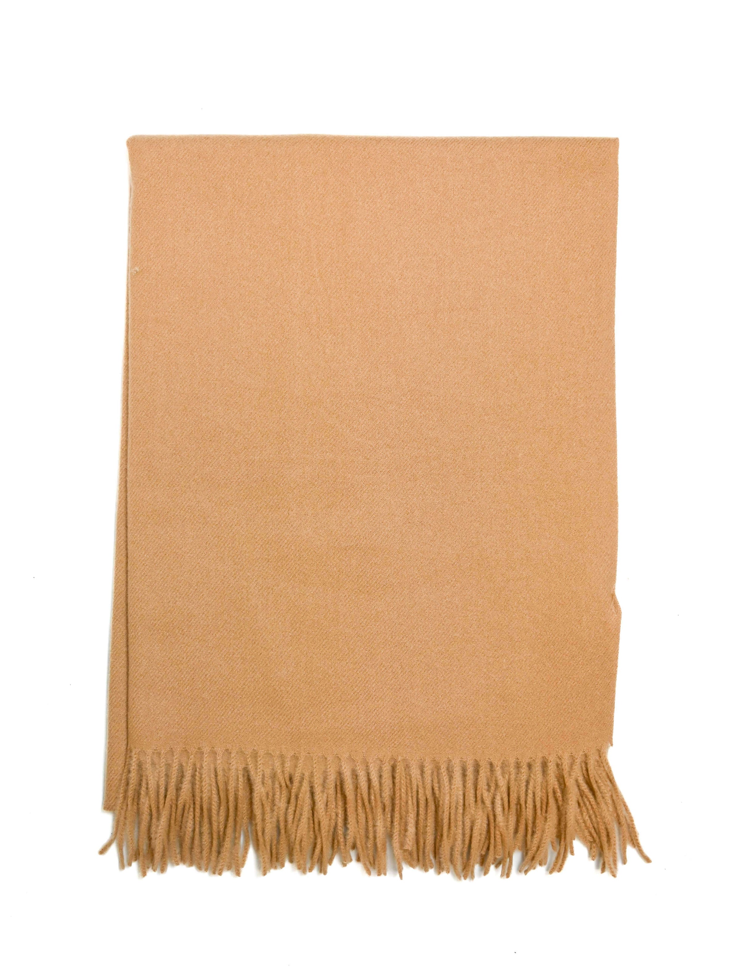 Cashmere Scarf in Camel