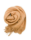 Cashmere Scarf in Camel