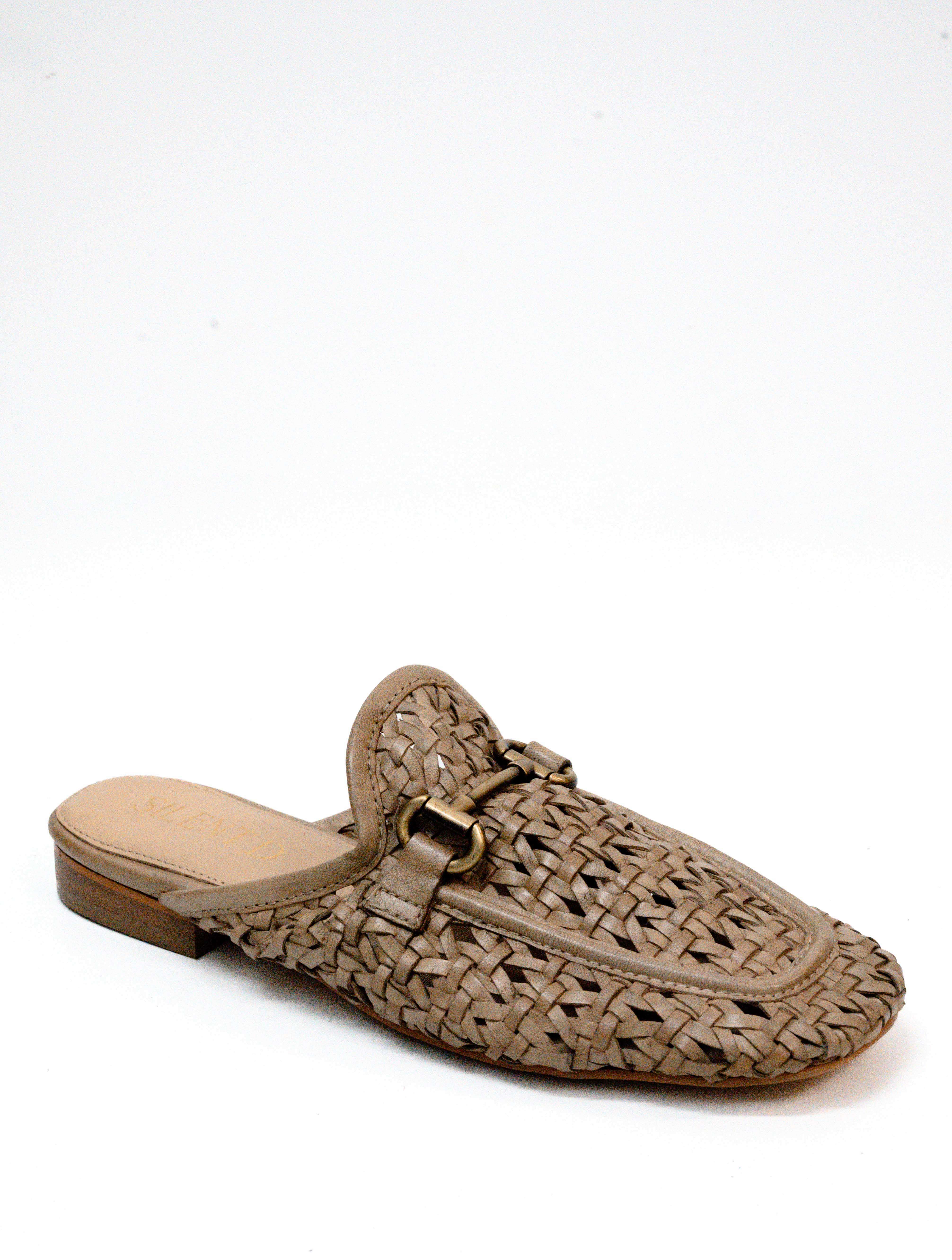 Silent D Cora Hand Woven Leather Mule