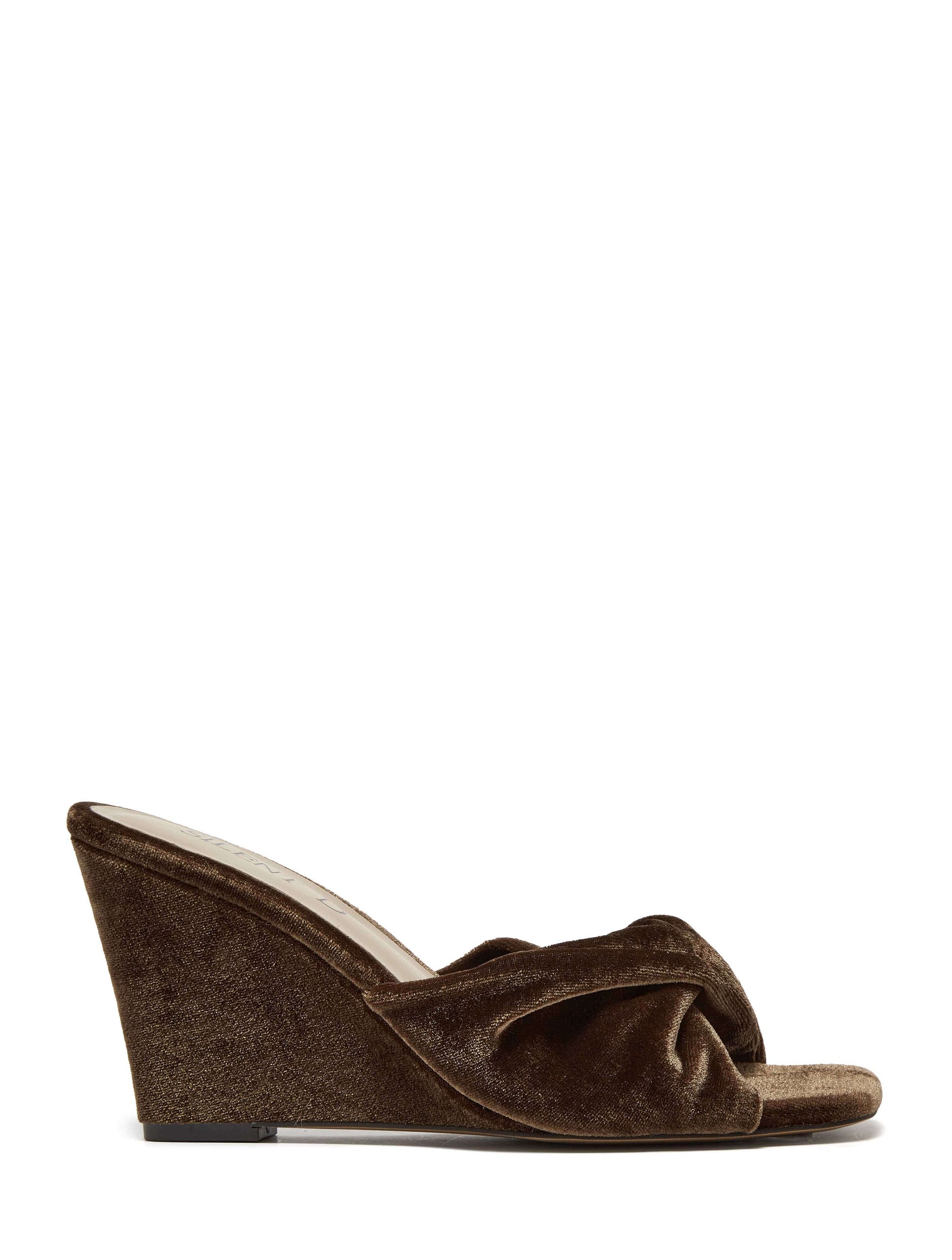 Silent D Katia Velvet Wedge