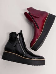 Silent D Nene Patent Bootie