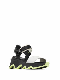 Sorel Kinetic Impact Y-Strap High Sandal in Black/Jet