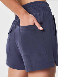 Spanx AirEssentials Casual Friday Shorts in Dark Storm