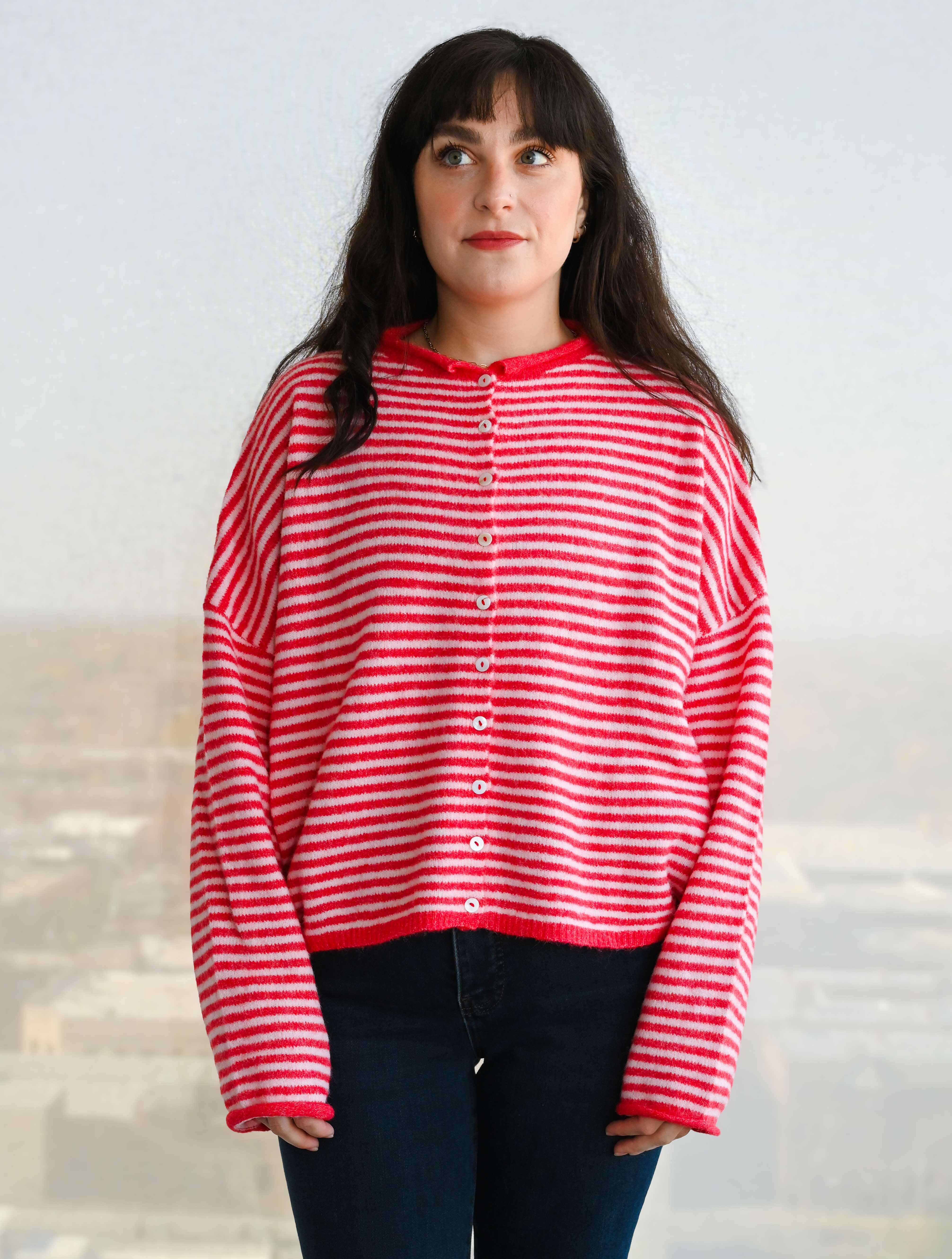 Piper Striped Cardigan