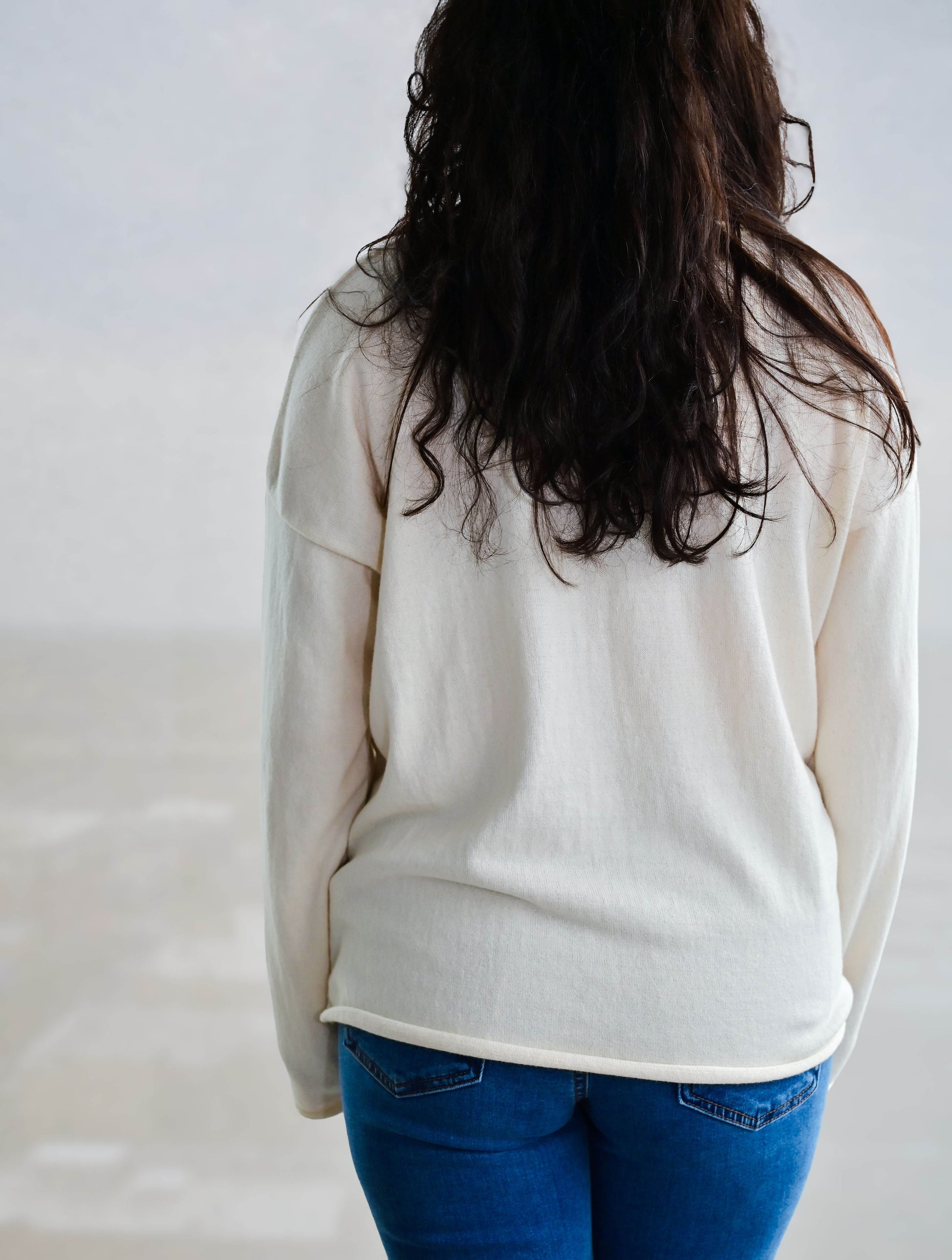 American Flag V-Neck Sweater