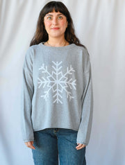 Snowflake Boxy Sweater