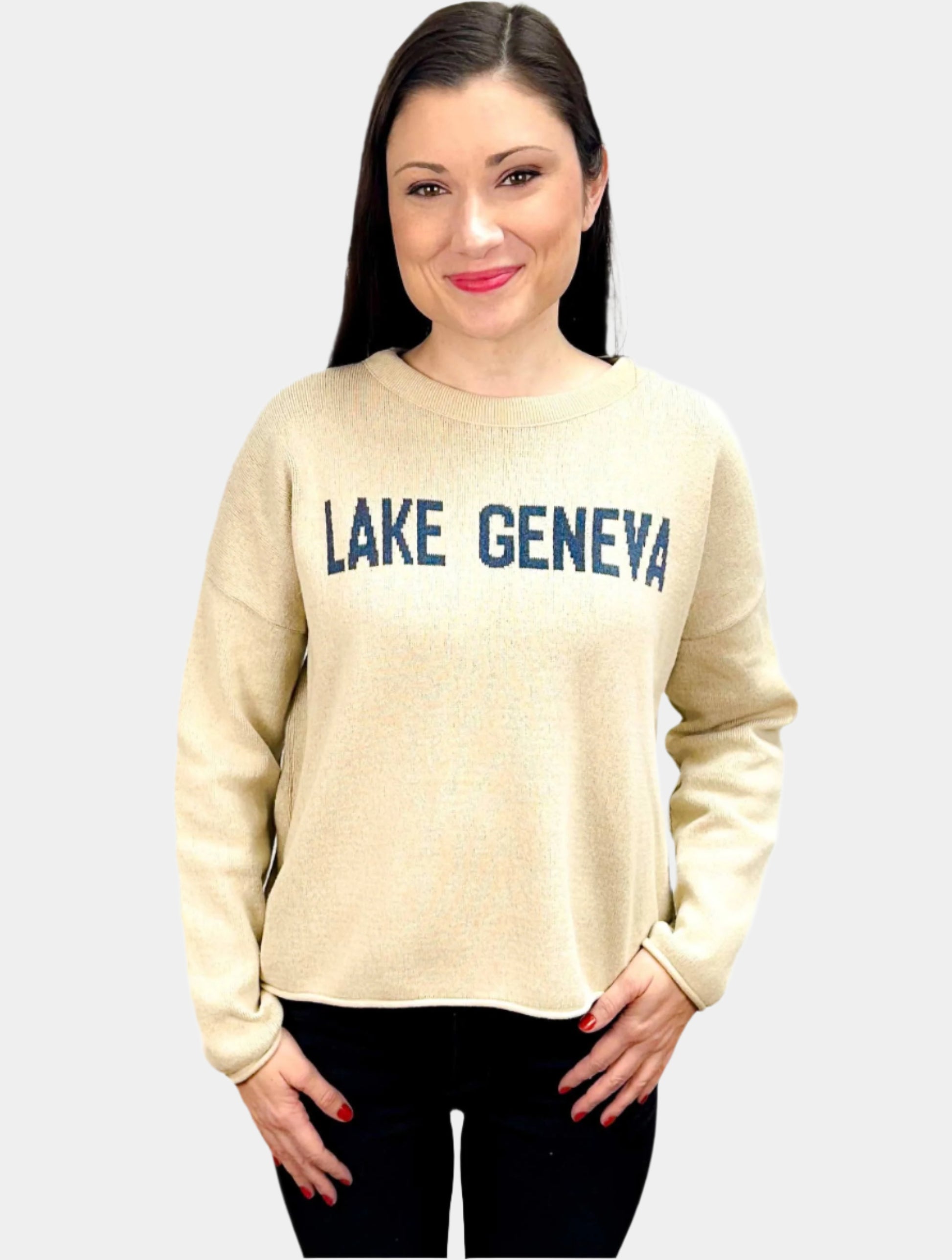 "Lake Geneva" Boxy Sweater