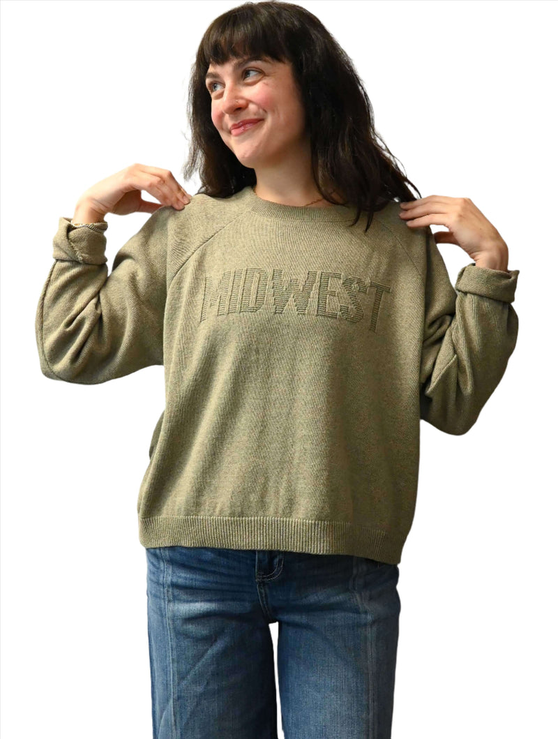 "Midwest" Jacquard Sweater