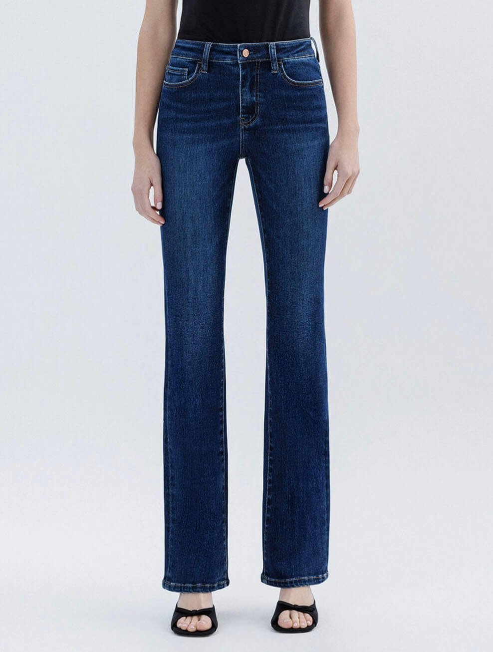 High Rise Bootcut Jeans