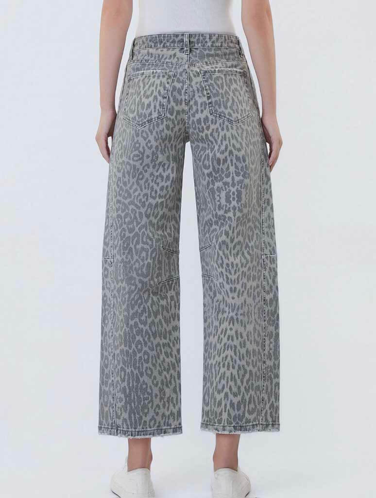 Vervet Kate High Rise Drawstring Barrel Jeans