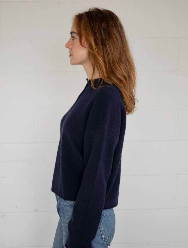 Henley Pullover Sweater