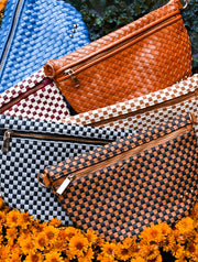 Westlyn Woven Bum Bag with Studded Detail