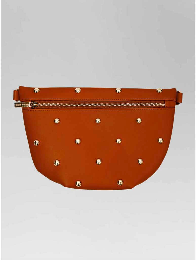 Chic Gold Studded Westlyn Bum Bag