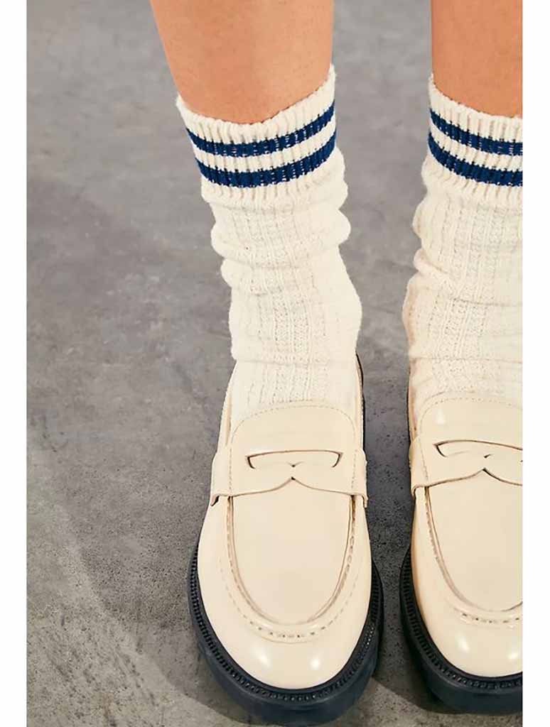 Free People Jackson Sock in Classic Navy