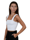 Clare Tank Top in White