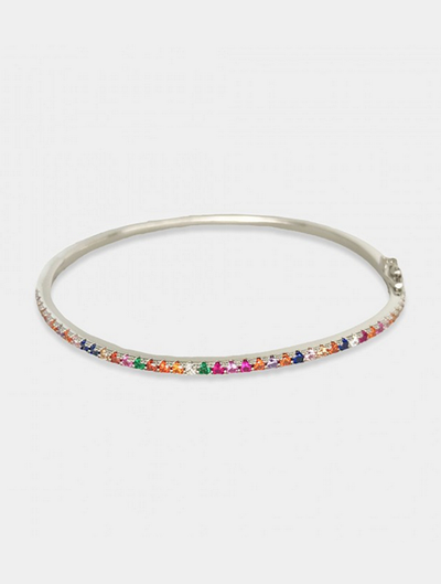 6776993677387-JAYNE-Silver-Bangle-with-Rainbow-Cubic-Zirconia