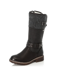 Rieker Mid-Calf Boot in Black