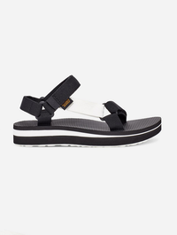 Teva Midform Universal Sandal in Black/Bright White