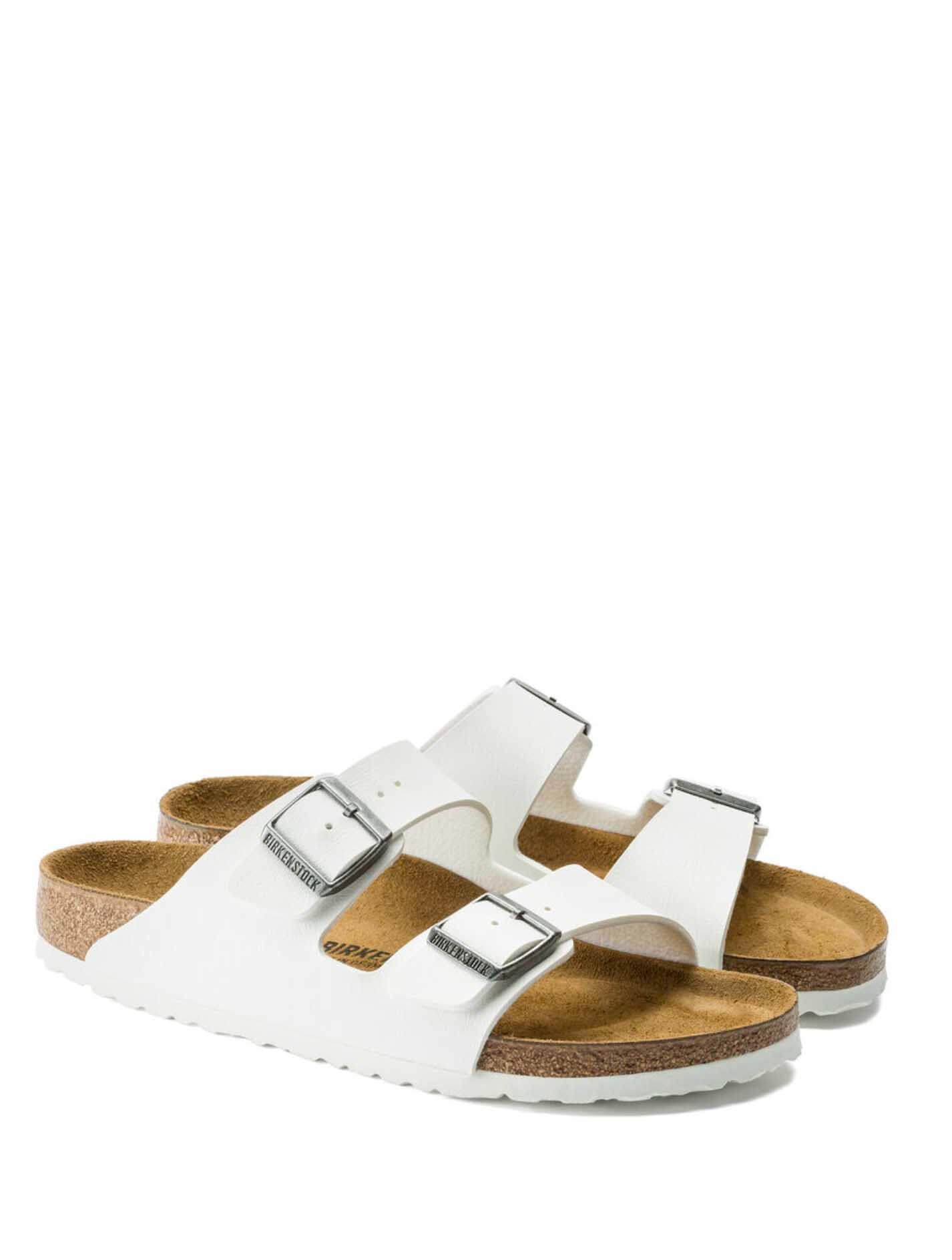 Birkenstock Arizona Sandal in White (Regular Width) 886454234631