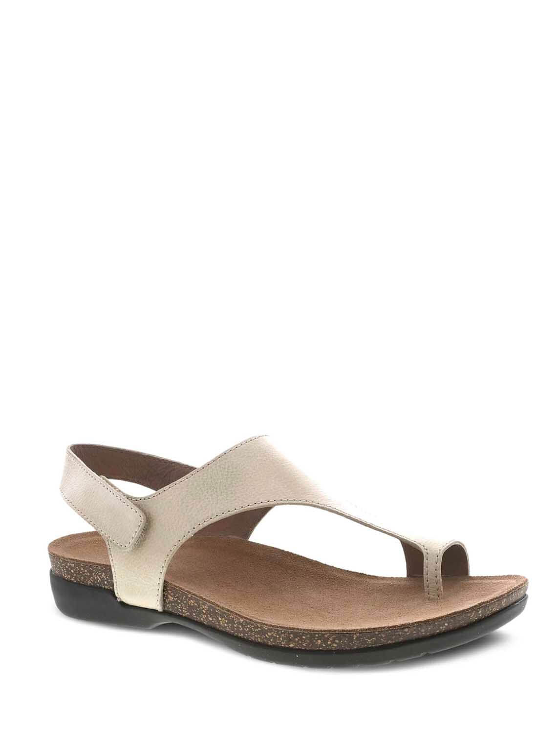 Dansko Reece Sandal in Linen Milled Burnished