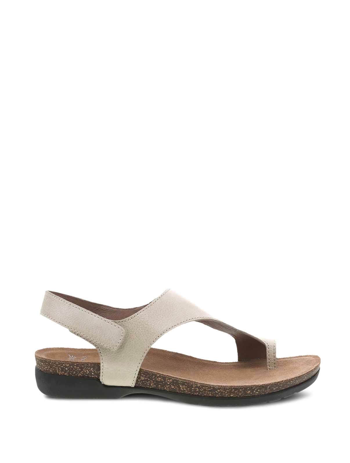 Dansko Reece Sandal in Linen Milled Burnished