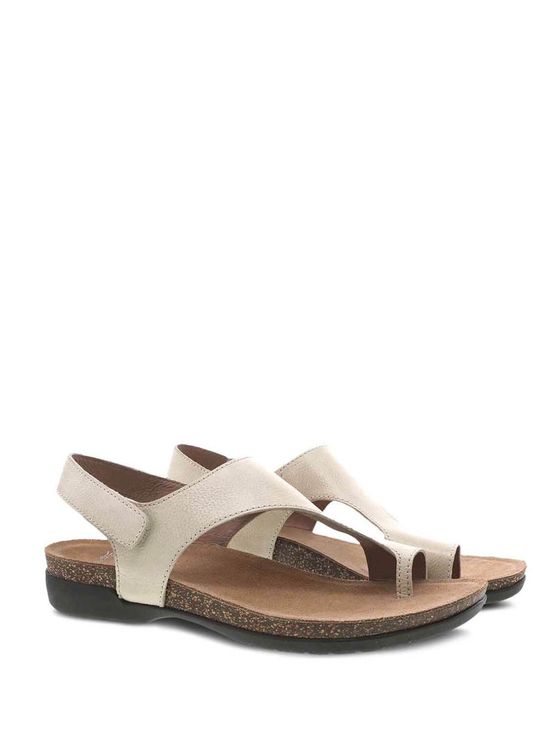 Dansko Reece Sandal in Linen Milled Burnished