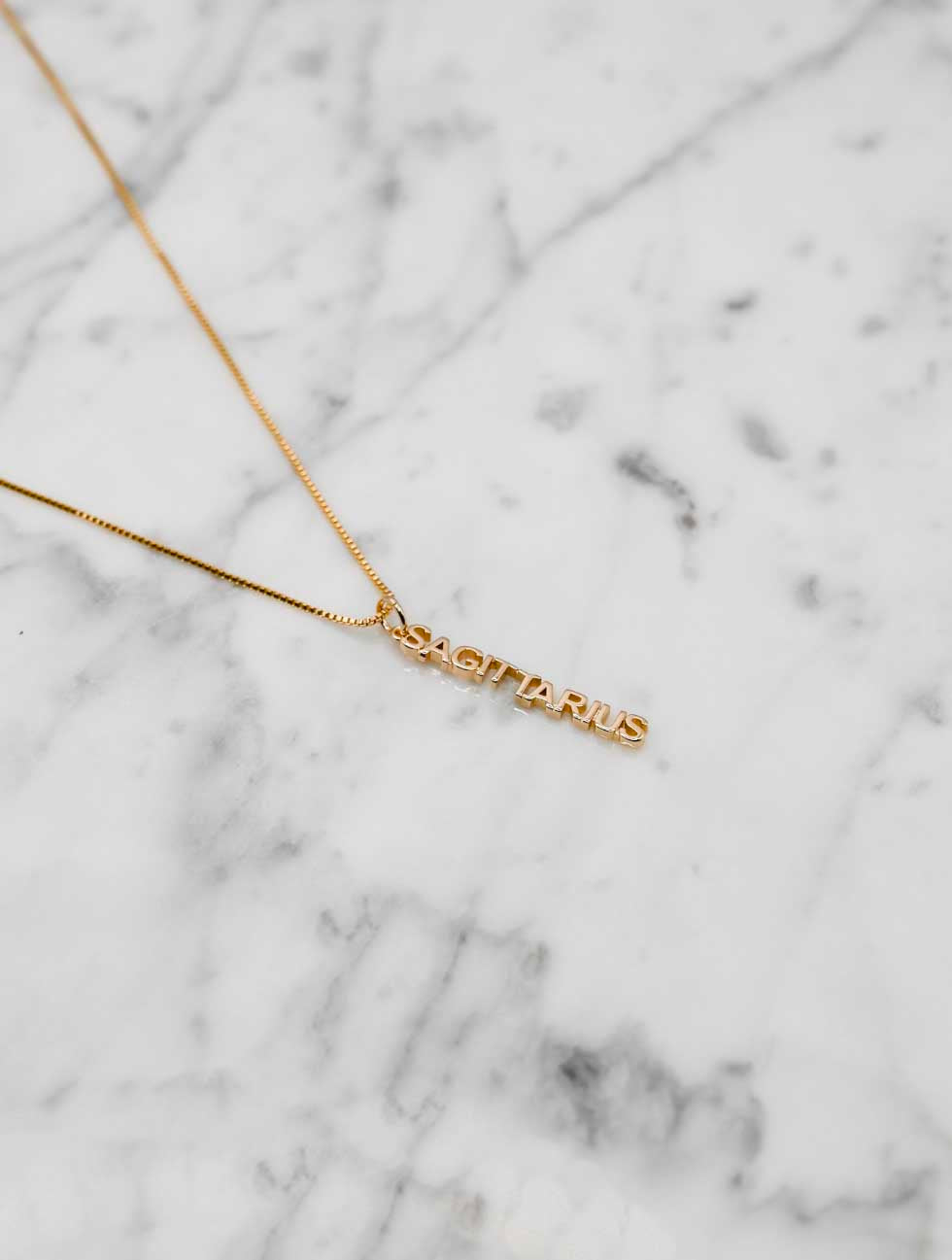 Zodiac Necklaces in Gold