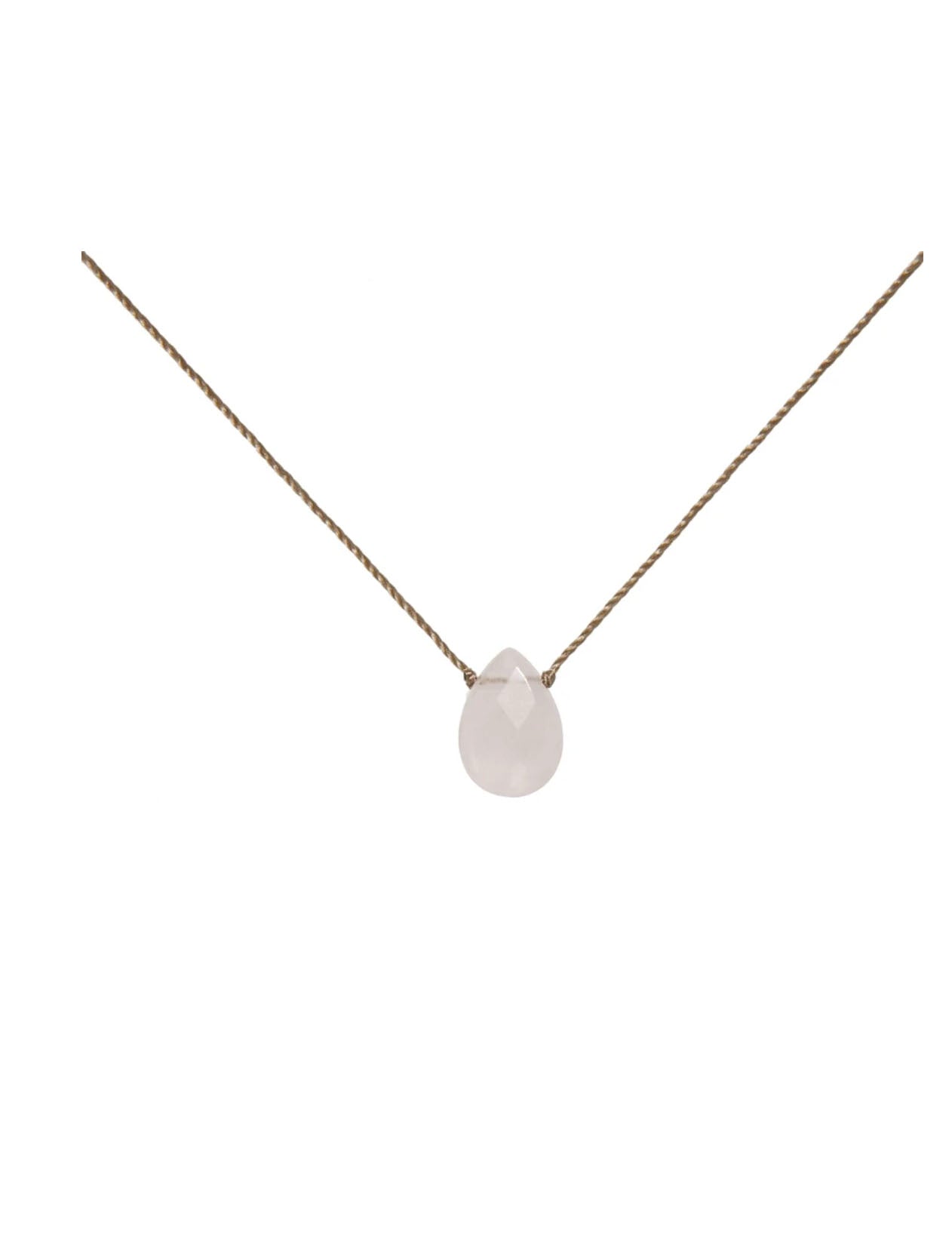 SoulKu Soul-Full of Light "Love" Necklace in Rose Quartz