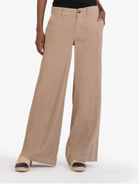 Kut From The Kloth Meg Linen Pants in Khaki 654874560045