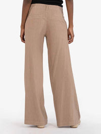 Kut From The Kloth Meg Linen Pants in Khaki 654874560045