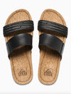 Reef Cushion Vista Hi Sandal in Black Braid 195333716862