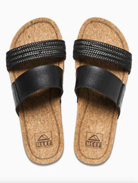 Reef Cushion Vista Hi Sandal in Black Braid 195333716862