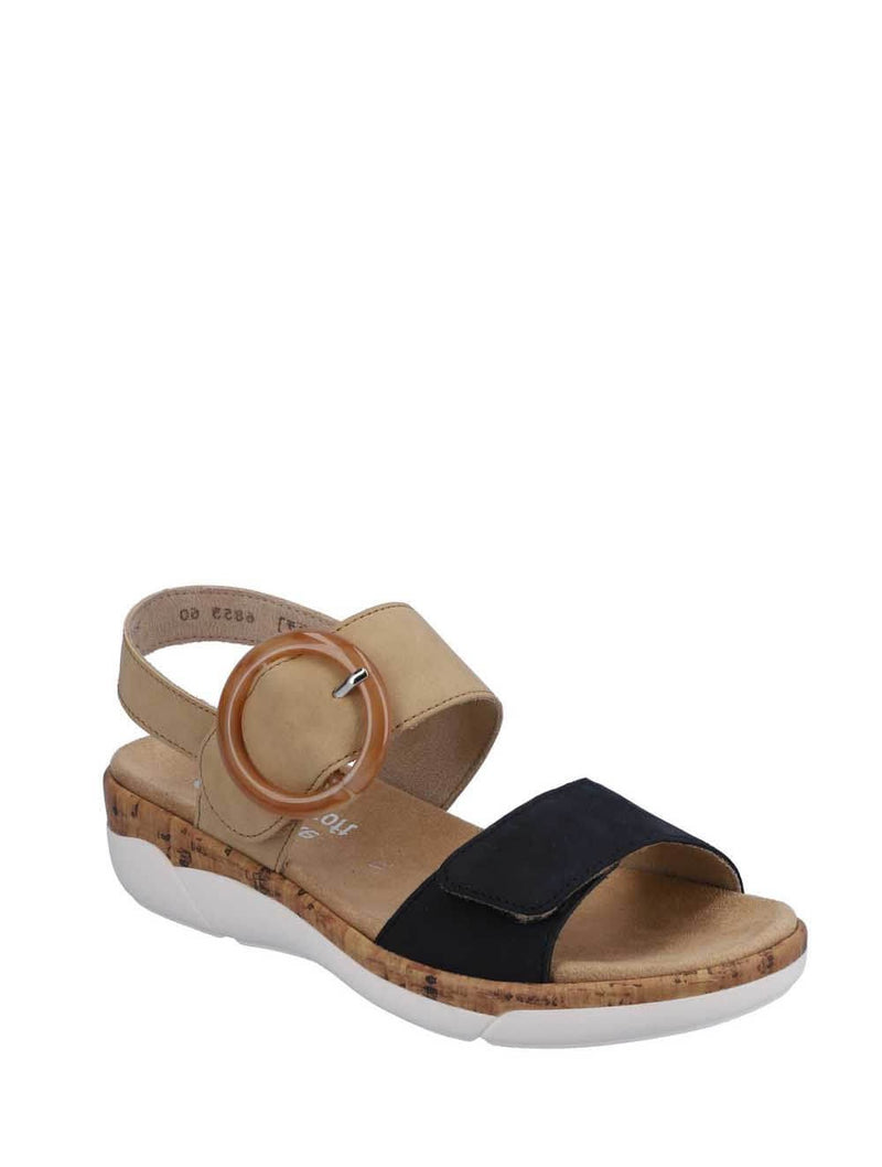 Remonte R6853-60 Jocelyn Sandal in Pazifik/Sand 644403857610