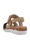 Remonte R6853-60 Jocelyn Sandal in Pazifik/Sand 644403857610