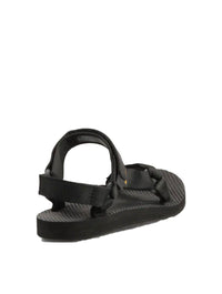 Teva Original Universal Flat Sandal in Black