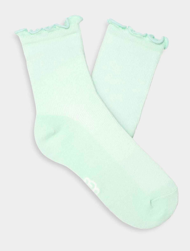 UGG Karsyn Lettuce Edge Sock in Misty Jade