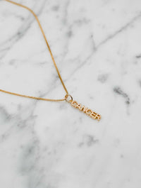 Zodiac Necklaces in Gold